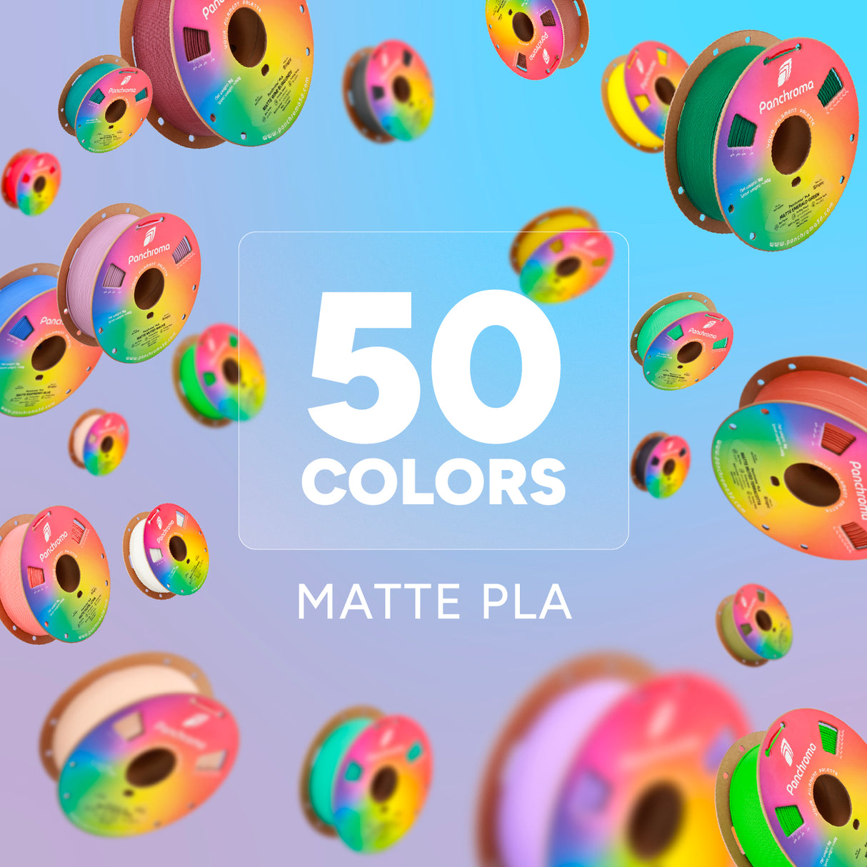 Panchroma™ Matte PLA (Formerly PolyTerra™ PLA)