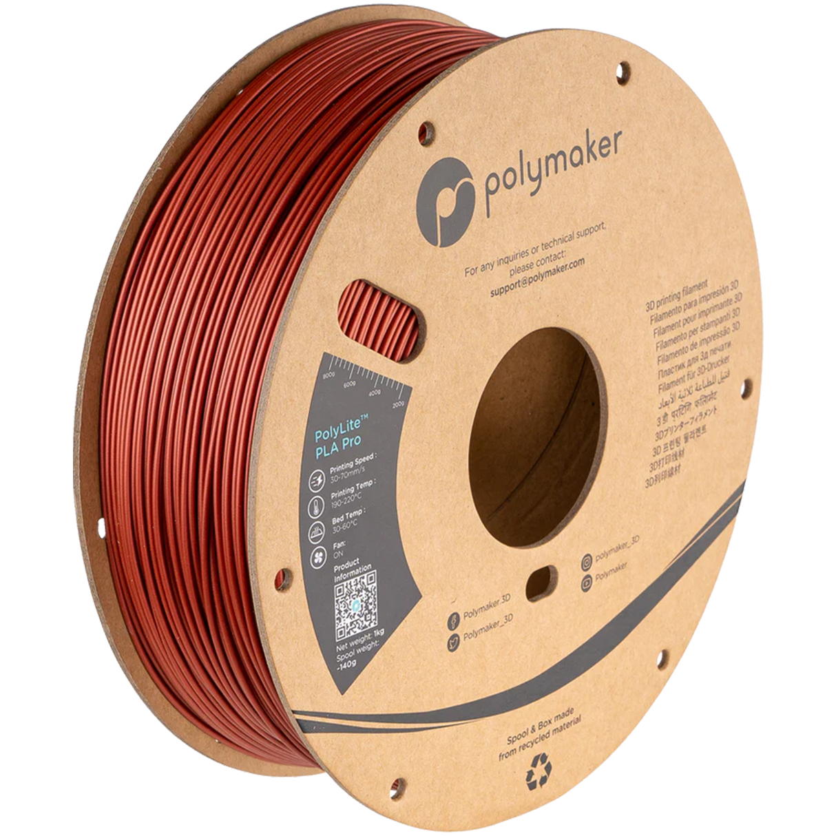 PolyLite™ Metallic PLA Pro