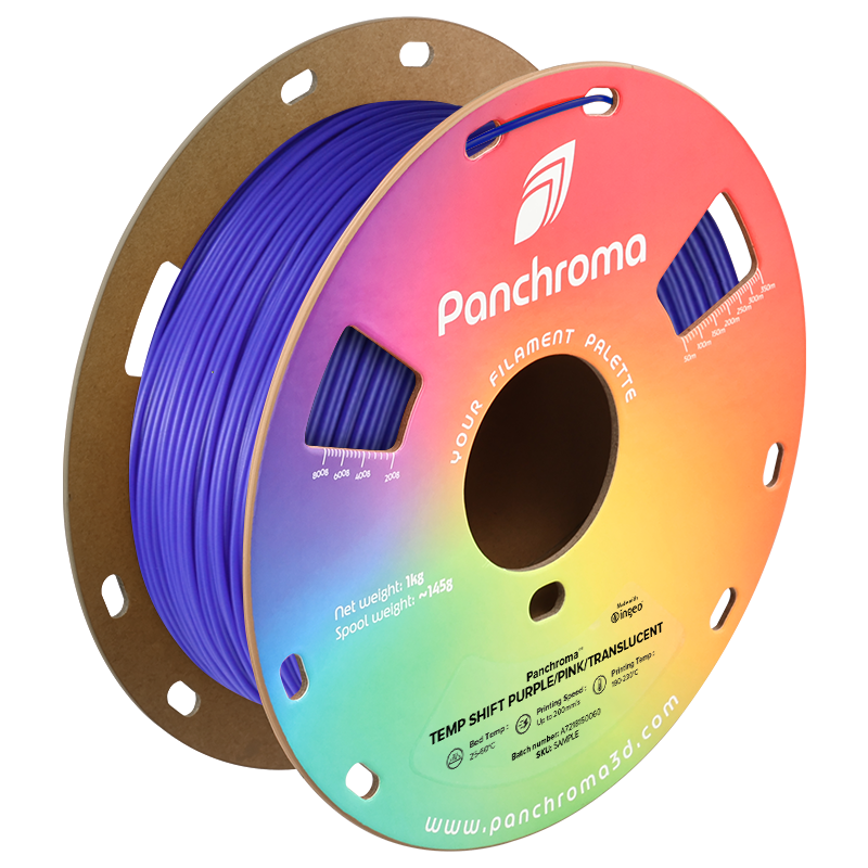 Panchroma™ Temp Shift PLA (Formerly PolyLite™ Temperature Changing)