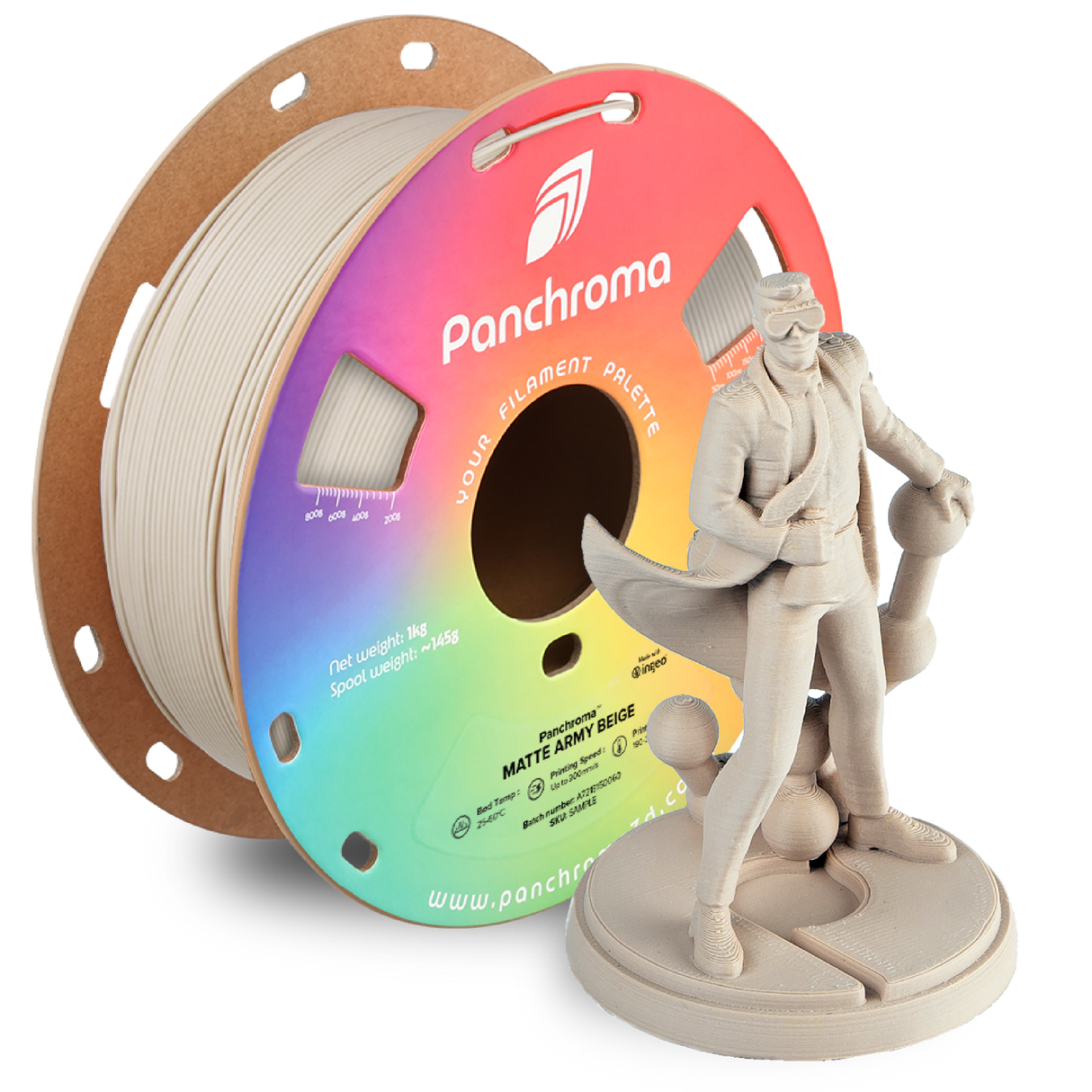 Panchroma™ Matte PLA (Formerly PolyTerra™ PLA)