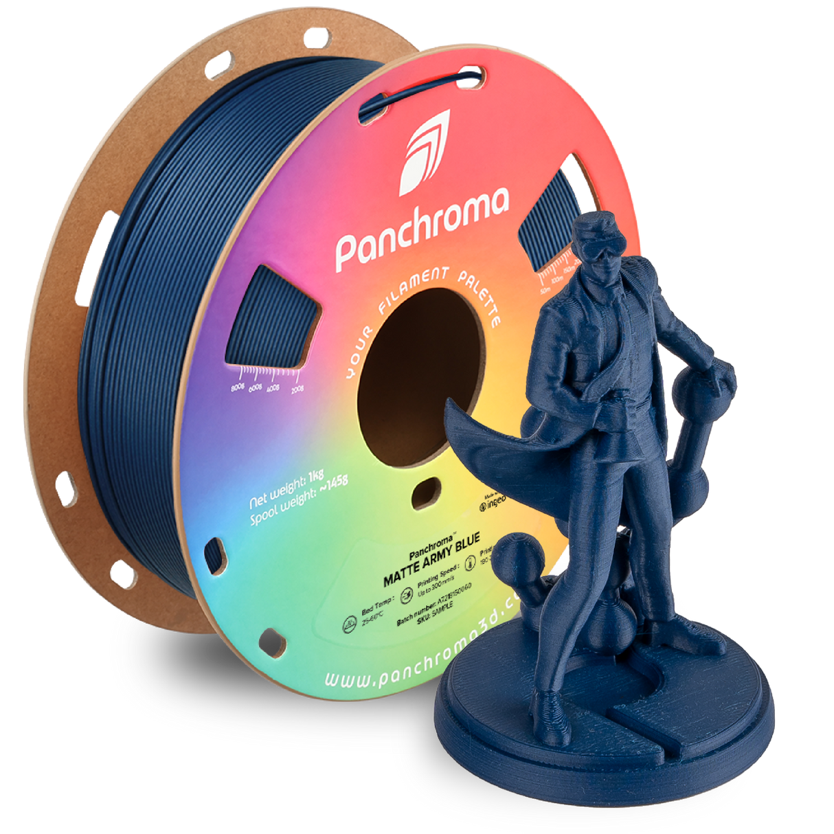 Panchroma™ Matte PLA (Formerly PolyTerra™ PLA)