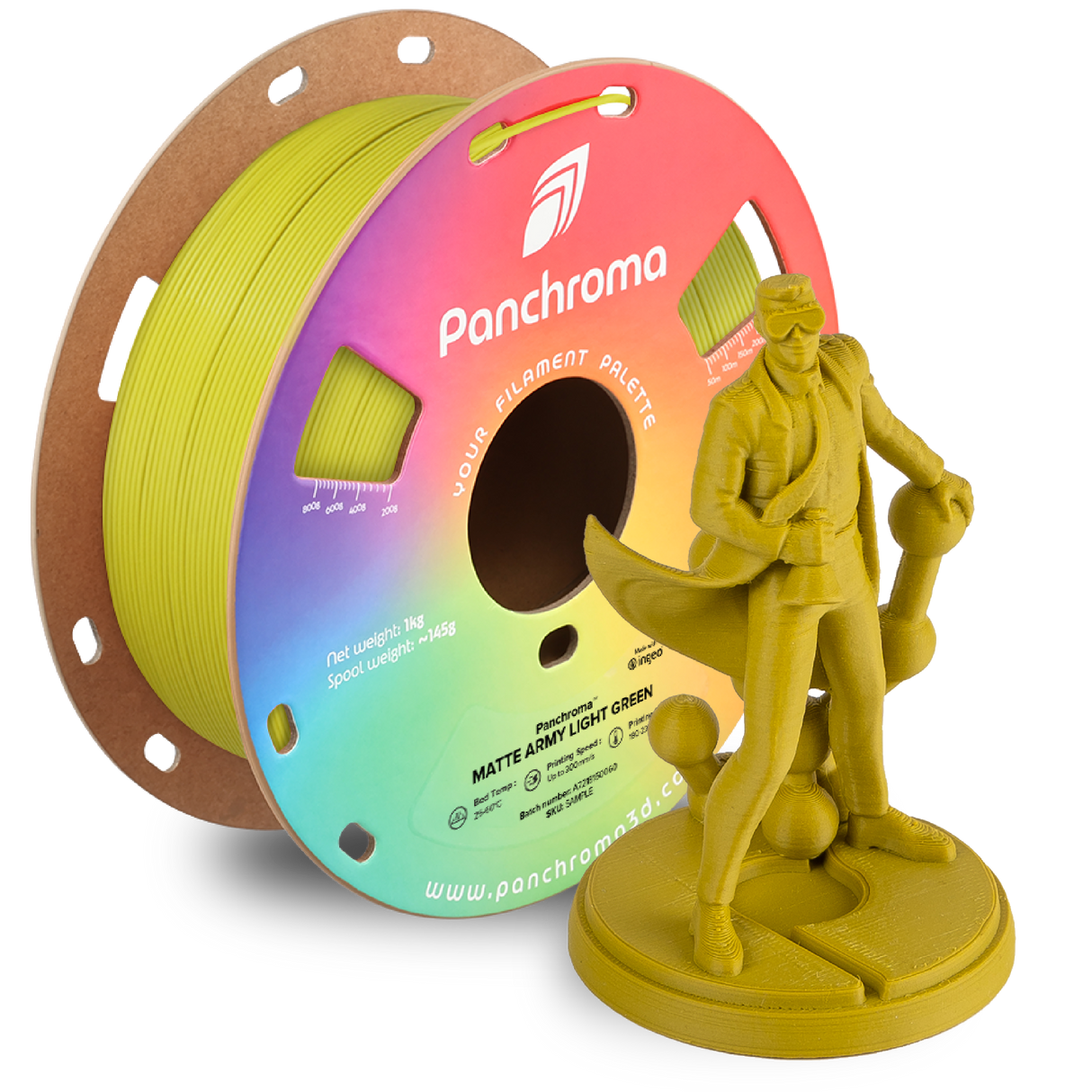 Panchroma™ Matte PLA (Formerly PolyTerra™ PLA)