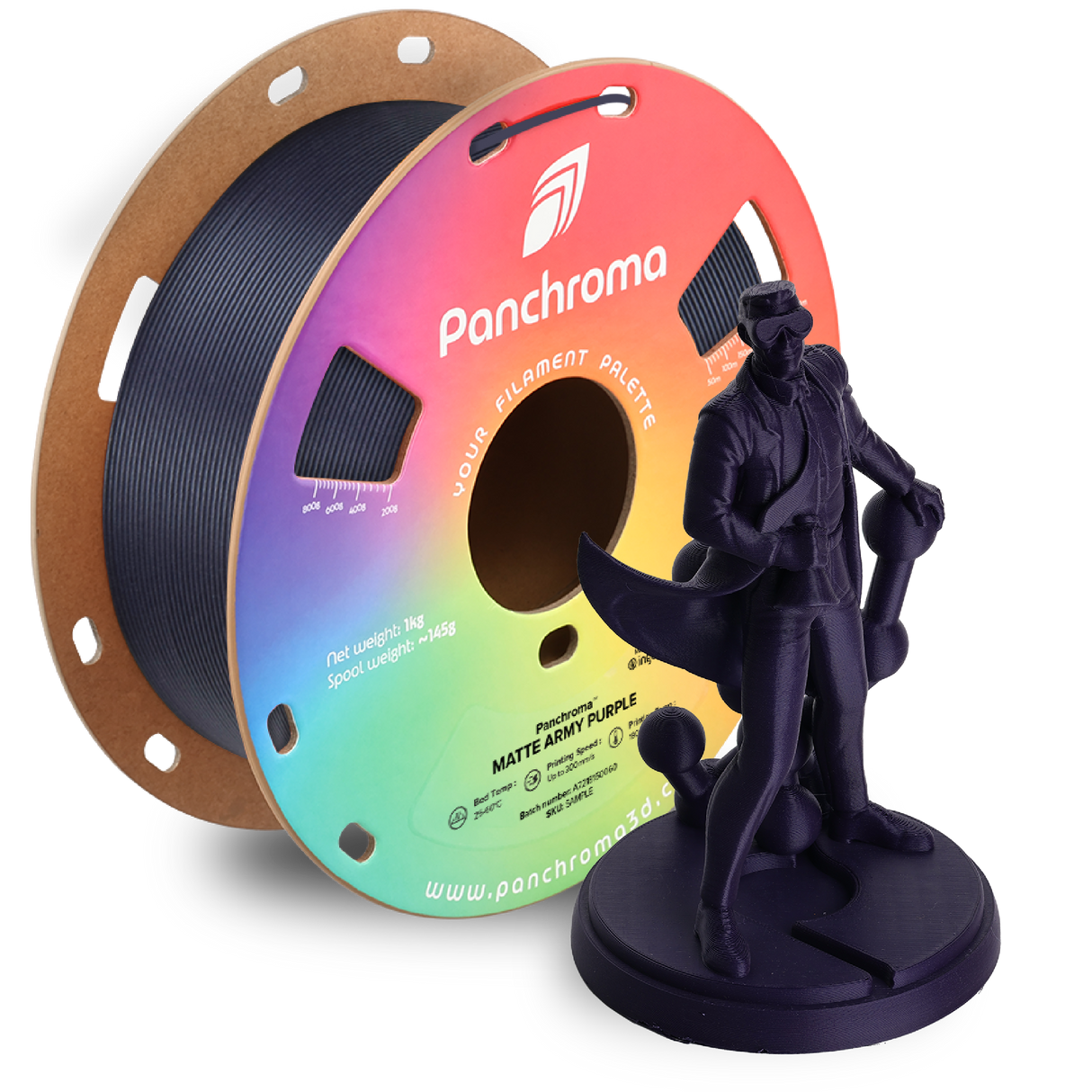 Panchroma™ Matte PLA (Formerly PolyTerra™ PLA)