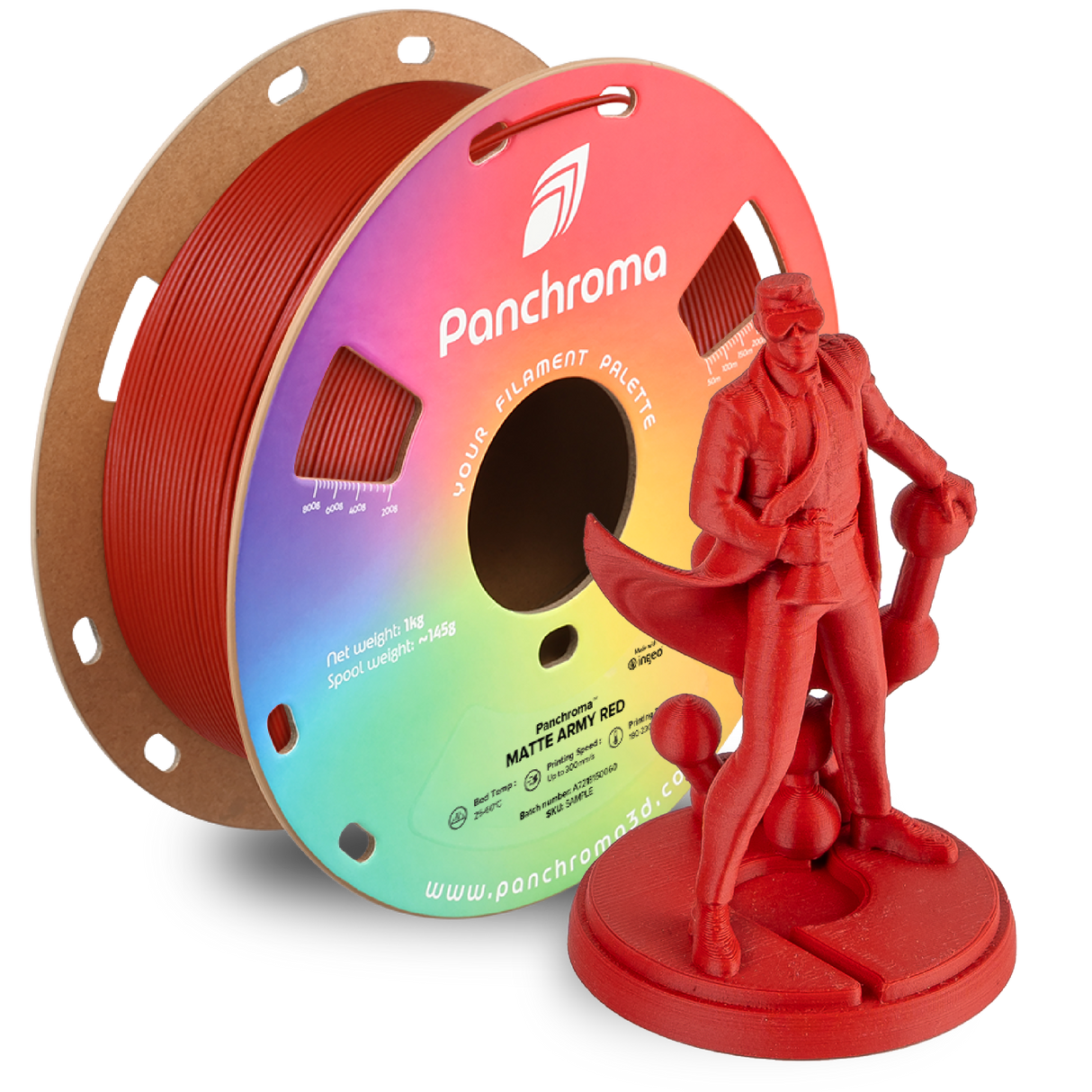 Panchroma™ Matte PLA (Formerly PolyTerra™ PLA)