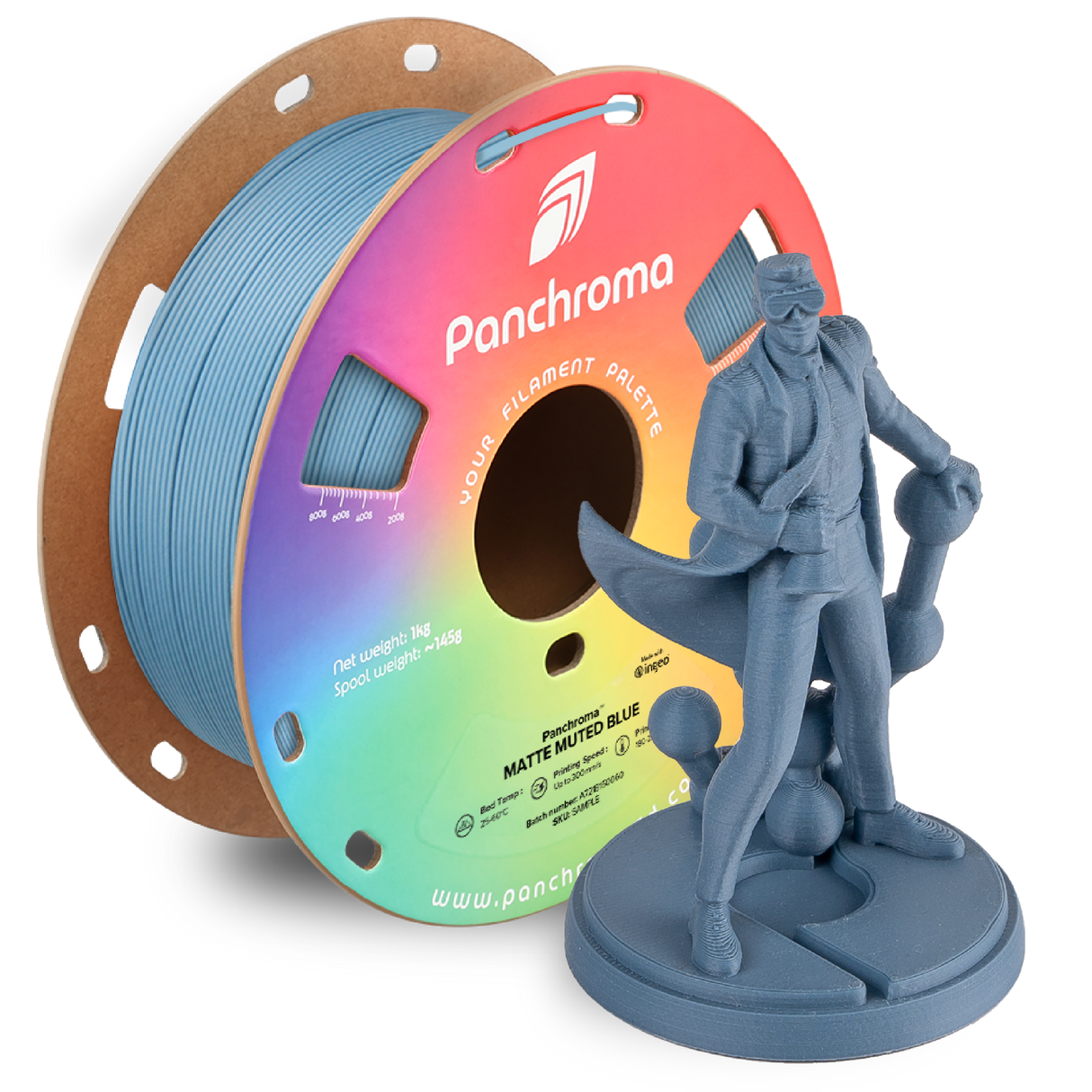 Panchroma™ Matte PLA (Formerly PolyTerra™ PLA)