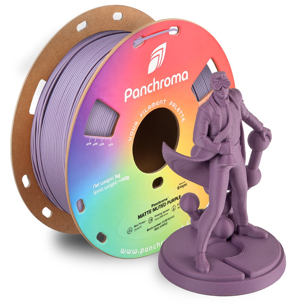 Panchroma™ Matte PLA (Formerly PolyTerra™ PLA)