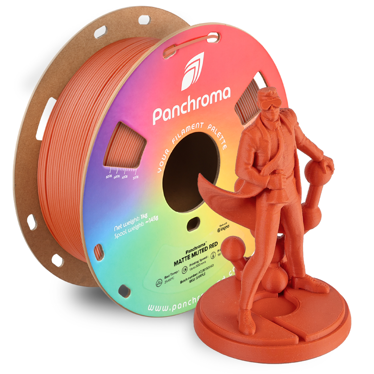 Panchroma™ Matte PLA (Formerly PolyTerra™ PLA)