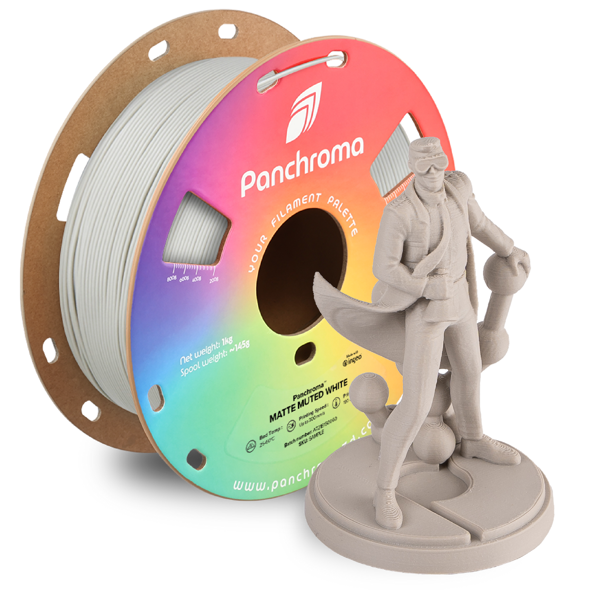 Panchroma™ Matte PLA (Formerly PolyTerra™ PLA)