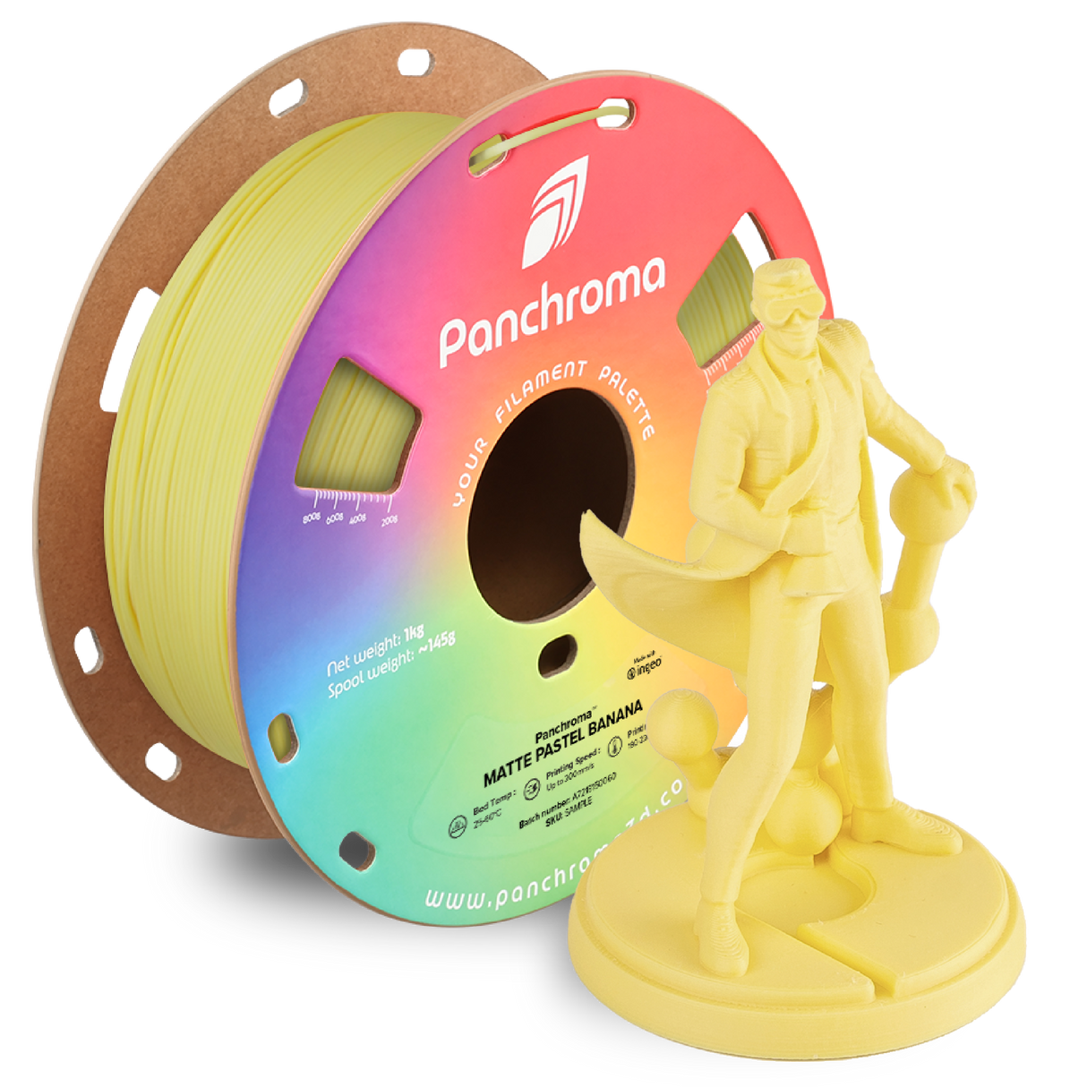 Panchroma™ Matte PLA (Formerly PolyTerra™ PLA)