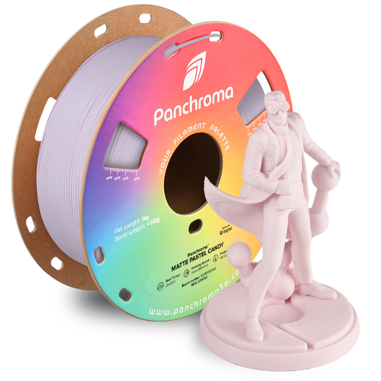 Panchroma™ Matte PLA (Formerly PolyTerra™ PLA)