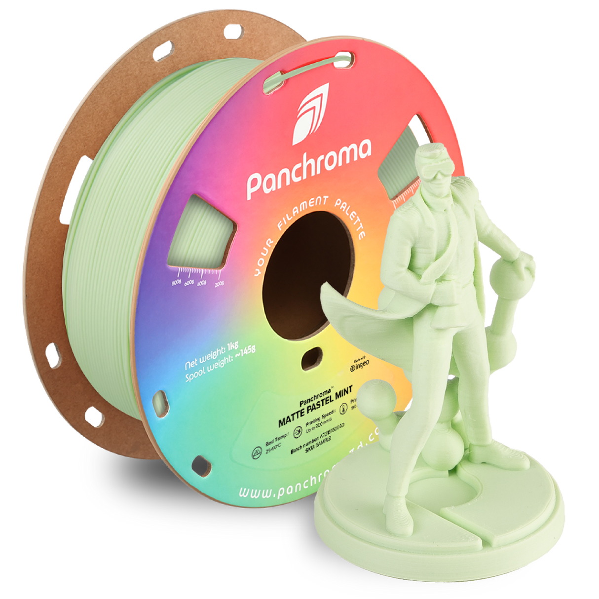 Panchroma™ Matte PLA (Formerly PolyTerra™ PLA)