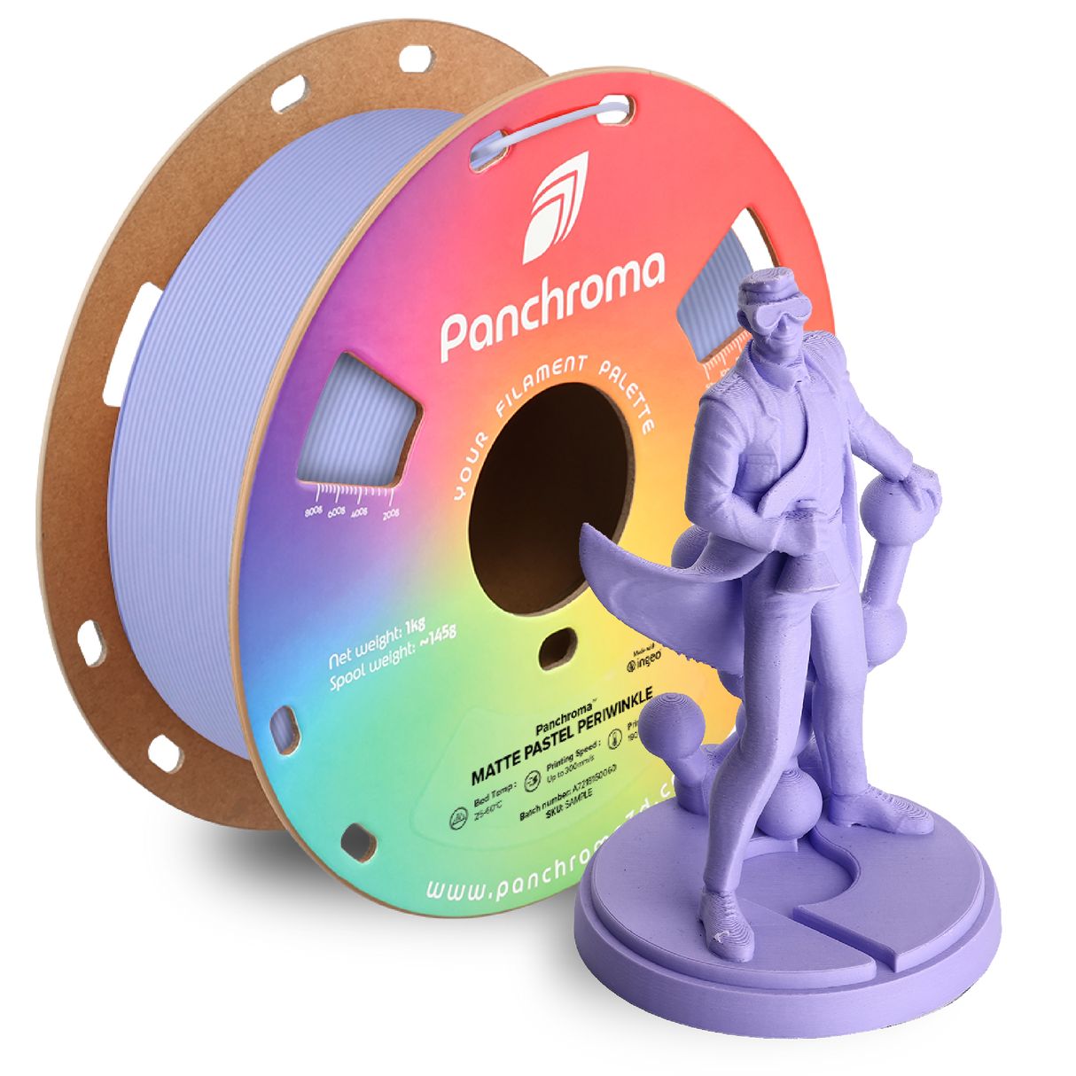 Panchroma™ Matte PLA (Formerly PolyTerra™ PLA)