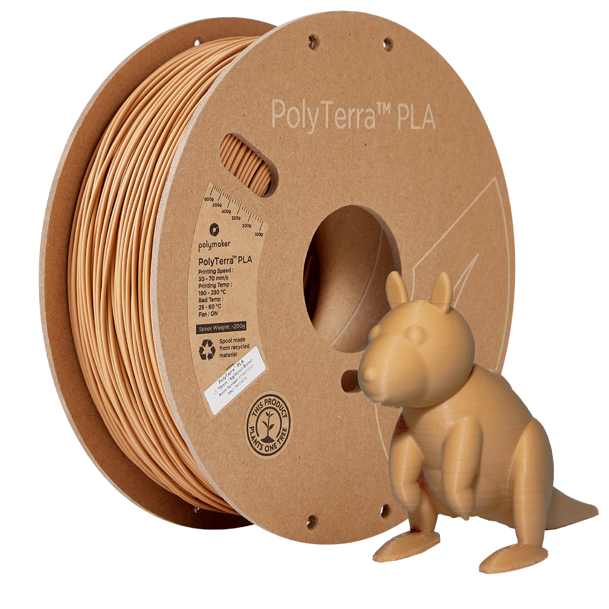 Panchroma™ Matte PLA (Formerly PolyTerra™ PLA)